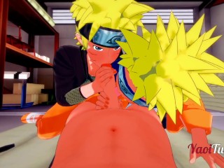 Naruto - Pov Trine 2 Naruto & Kiba Blowjob & Charge From Parasynthetic Cums - Yaoi 3d